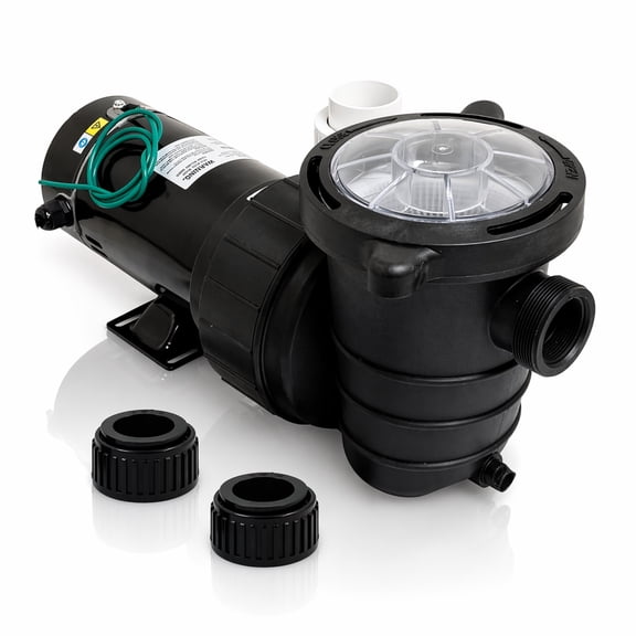 Half Off Ponds Aqua Pulse 1.5 HP Inline Pond and Pool Pump, 5500 GPH, Strainer Basket, 120V