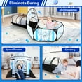 thumbnail image 6 of SweHouse 3pc Spaceship Play Tunnel Tent for Kids with Baby Ball Pit for Toddlers Indoor Outdoor Polyester Toys, 6 of 6