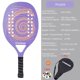 thumbnail image 2 of Raquete de Beach Tennis Roxa Fibra de Carbono e Vidro, 2 of 2