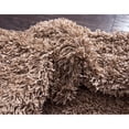 thumbnail image 5 of Shag Laurian Collection Area Rug 5' Round - Sandy Brown, 5 of 5