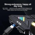 thumbnail image 3 of Y70 Motorcycle Bluetooth Helmet Headset V5.3 RGB Colorful Lights Earphone IPX6 Waterproof Support Connecting 2 Phones, 3 of 5