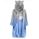 thumbnail image 2 of Top de sudadera con capucha informal con estampado de corazón degradado para mujer Fridja  hkj4900, 2 of 3