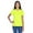 Bright Yellow, variant on Ultraclub 8420L Ladies' Cool & Dry Sport Performance Interlock T-Shirt