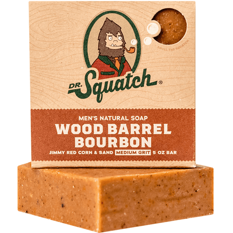 Dr. Squatch, 5oz Bar Soap - Wood Barrel Bourbon