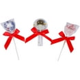 thumbnail image 6 of 50 Pack Red Satin Ribbon Twist Tie Bows for Treat Bags, Gift Bags, Bakery Candy Bags and Package Decorating Ribbon Bow, Bowknot for Gifts, 6 of 13