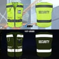 thumbnail image 2 of TCCFCCT Security Vest for Men Women 9 Pockets High Visibility Reflective Safety Vest, Hi Vis Vest with Reinforced Sewing, Durable to Use, Meets ANSI/ISEA, (G100S-Yellow, 2XL), 2 of 6