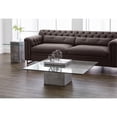 thumbnail image 4 of Sunpan Table Basse Carrée en Verre Moderne Grange 39.5" en Gris, 4 of 5