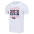 thumbnail image 2 of Men's Starter White Montreal Canadiens Four Team Name Logo T-Shirt, 2 of 3
