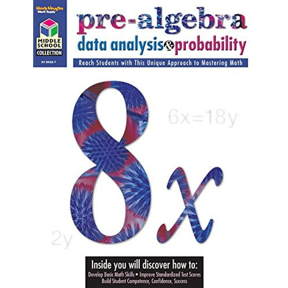 Pre-Owned Pre-Algebra: Data Analysis & Probability: Math Reproducible Pre-Algebra (Paperback) 1419004387 9781419004384