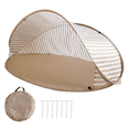 thumbnail image 2 of FHBVT UPF 50+ Automatic Beach Shelter Weatherproof Sun Wind Protection 2-3 Person Spacious Mesh Windows Carry Bag Included For Camping Beach Park Outdoor Family Activities Safe Comfortable, 2 of 6