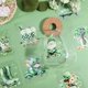 thumbnail image 4 of 18 hojas de calcomanías para el Día de San Patricio, 3,9 x 3,6 pulgadas, con diseños de gnomos, tréboles, hojas, mariposas, conejos y tazas., 4 of 9