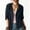 Black, variant on Ynynloco Womens 100%Cotton Tops 3/4 Sleeve Lightweight Drawstring Hoodies Button V Neck Casual Blouses Shirts