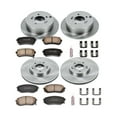 thumbnail image 3 of Power Stop Front and Rear Stock Replacement Brake Pad and Rotor Kit KOE6307, 3 of 8