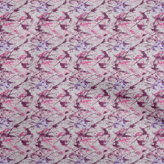 oneOone Viscose Chiffon Dark Magenta Fabric Texture Dress Material Fabric Print Fabric By The Yard 42 Inch Wide