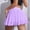 01 Purple, variant on YueHuiYing Women Pleated Tennis Skirt with Shorts High Waisted Pickleball Golf Skirts Athletic Skorts White L