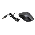 thumbnail image 1 of Ratón para juegos Yuxing G5 con cable USB 6 botones ergonómico negro gris, 1 of 5