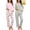 Black, variant on Anygrew 2 Packs Pajamas for Women Set Soft Long Sleeve Pj Loungewear Sleepwear