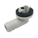 thumbnail image 1 of Air Jade Conector De Manguera De Drenaje De Aire Acondicionado De 3/5 Pulgadas (15 Mm) Conector De Codo Con Anillo De Goma Ajuste Universal Unidad De Aire Acondicionado Mini-Split Y Unidad De Aire Aco, 1 of 1