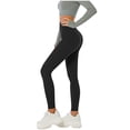 thumbnail image 2 of sovlvnd on Clearance Women Casual Slim Scrunch Butt Lifting Workout Leggings Textured Comfortable High Waist Cellulite Compression Yoga Pants Tights, 2 of 9