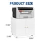 thumbnail image 3 of Blanca 236 printer stand con almacenamiento - mobile printer gabinete para oficina en casa, metal mesa con almacenamiento estante y file cabinets on wheels para 3d printers, 3 of 8
