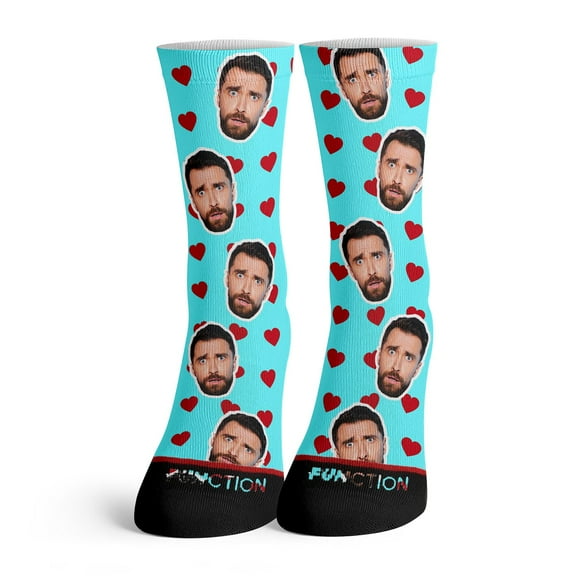 Function - Custom Valentine's Day Heart Pattern Fashion Socks