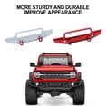 thumbnail image 3 of VONKY RCGOFFLOW Durable Front Bumper For 1/18 Trx4m Crawler RC Car Accessories Silver, 3 of 6