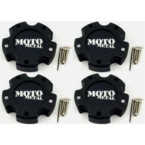 4Pcs for Moto Metal 845L145-1 Matte Black Wheel Center Cap Hub Caps