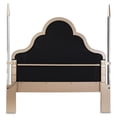 thumbnail image 5 of Malibu Crest Eastern King Scalloped Poster Bed - Porcelain/Chardonnay, 5 of 15