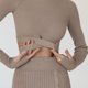 thumbnail image 1 of Suéter con abertura y falda plisada para mujer, traje de lana con tirantes, otoño e invierno, 1 of 6