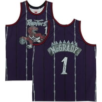 Tracy McGrady Toronto Raptors Autographed Purple Mitchell & Ness 75th Anniversary Swingman Jersey - Fanatics Authentic Certified