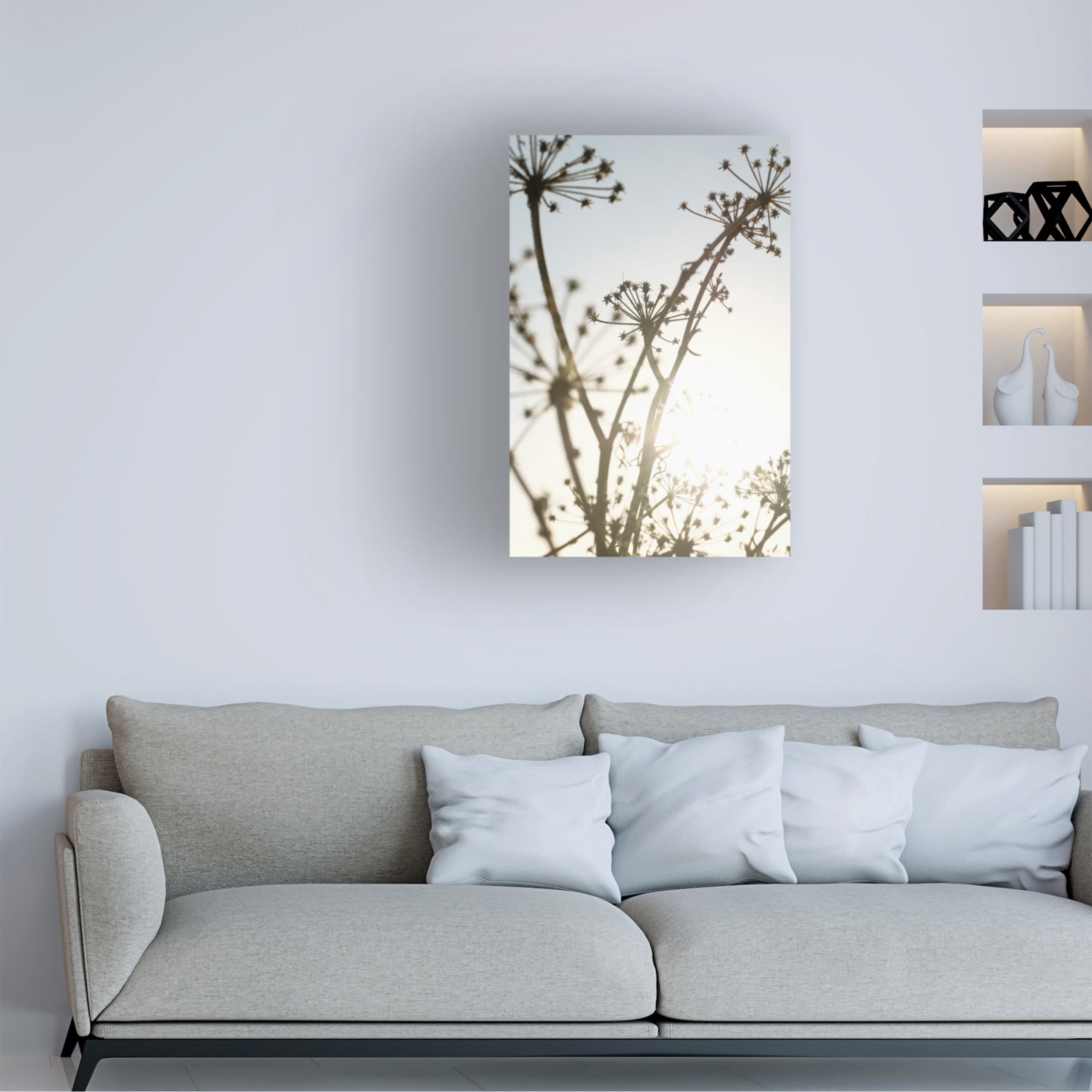 Trademark Fine Art Pictufy Studio III Beach flowers 1 Canvas Wall Art