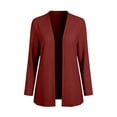 thumbnail image 5 of Guluxicc Women's Lounge Jackets Open Front Long Sleeve Everyday Wear Tops for Spring Summer Casual Outfits, 5 of 8