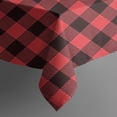 thumbnail image 4 of Red and White Checkered Pattern Rectangle Tablecloth 60"x102",Waterproof Polyester Rectangle Table Cloth, Wipeable Spillproof Polyester Tablecloth for Dining, Camping, Indoor and Outdoor, 4 of 6