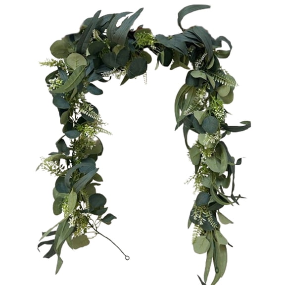 Yonrjhukm Simulated Artificial Green Plants Rattan Strips for Home Decor, Multifunctional Hanging Vines, Ideal for Weddings, Parties, and Indoor Outdoor Decorations