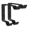 thumbnail image 1 of S SERENABLE 2 Pieces Bike Wheel Rack Black Spare Tire Rack Fittings Garage Sturdy Holder, 1 of 9