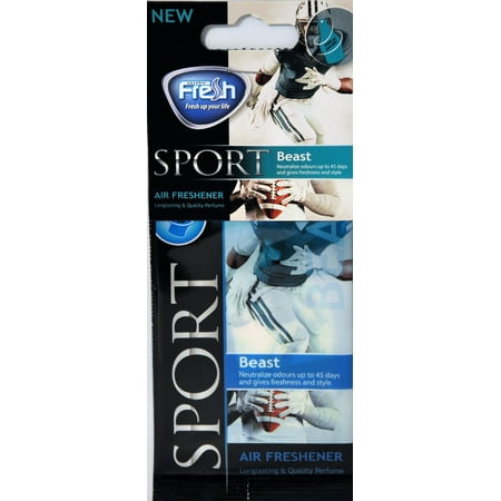 (3 pack) (3 Pack) Fresh Way DSP01 - Dry Sport Car Air Freshener (Beast) 3 Pack