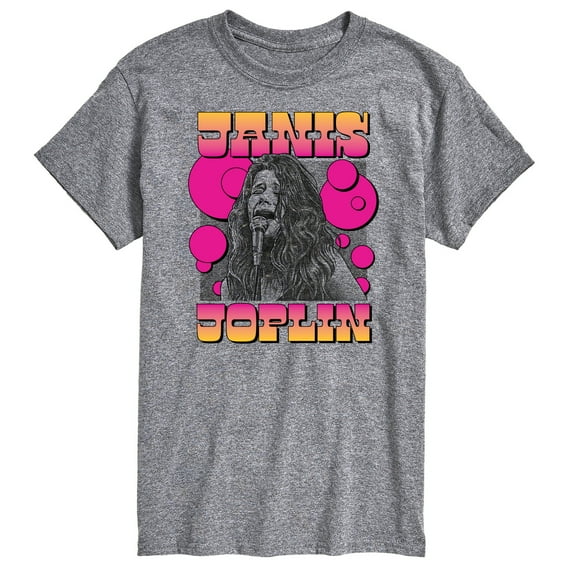 Janis Joplin - Janis Drawing - Men's Short Sleeve Graphic T-Shirt