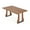 Natural+Black, variant on Christopher Knight Home Farmhouse 63" Rectangular Dining Table for 4–6 People, Wood Pedestal Base, Natural
