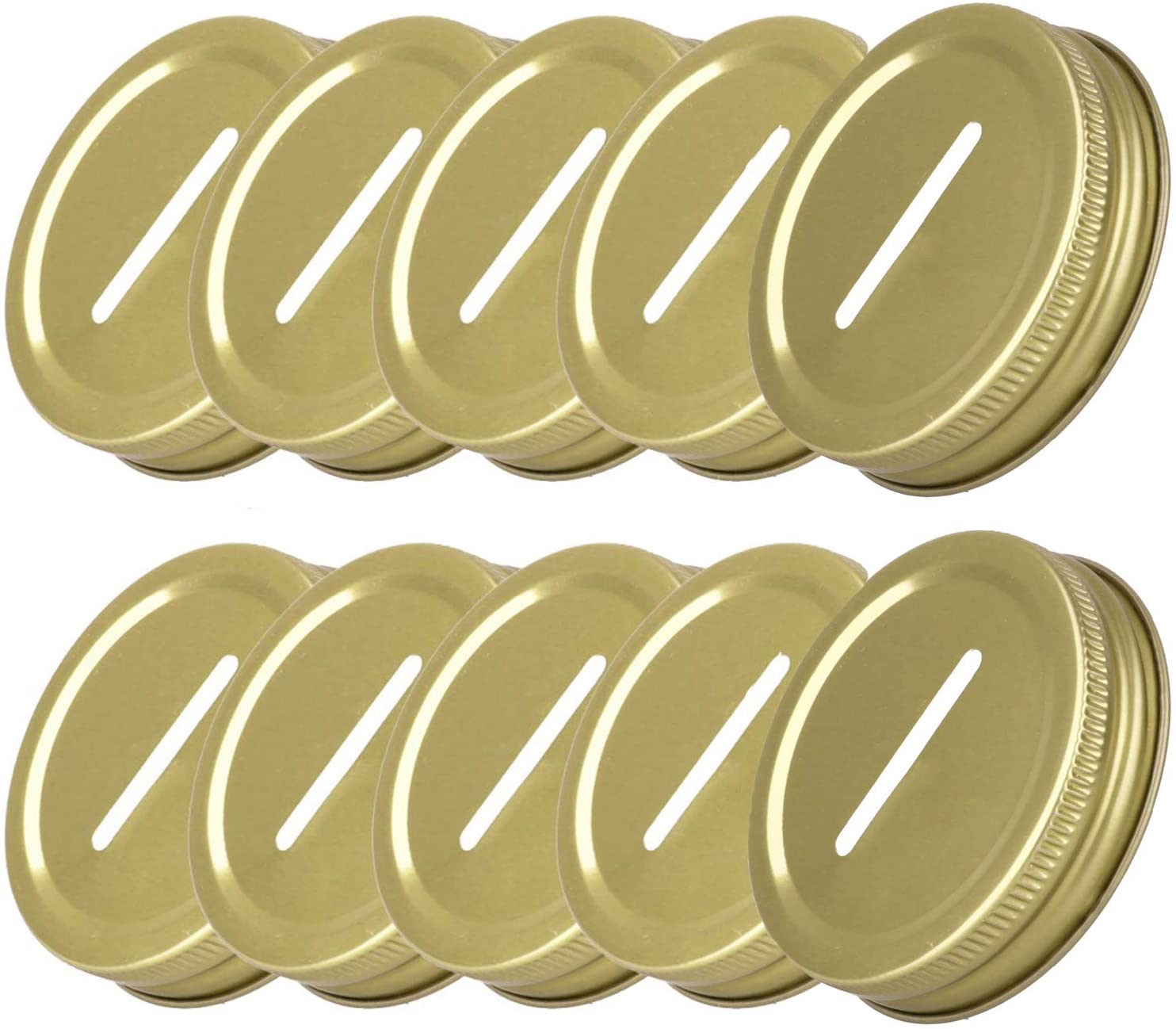 Jars & Containers Mason Jar Coin Slot Lid-Mason Jar Bank Lid-Mason Jar ...