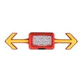 thumbnail image 1 of Helmet Turn Signal Light, USB Rechargeable Motorcycle Helmet Light, Remote Control Water Resistant LED Safety Light for Scooter Biking, Red, 1 of 1
