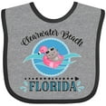 thumbnail image 3 of Inktastic Clearwater Beach Florida Trip Girls Baby Bib, 3 of 4