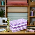 thumbnail image 4 of Premium Printed Cotton Fabric Bundle for Quilting and Sewing Projects Soft Craft Material Squares Perfect for Patchwork DIY Handmade Quilters Hobbyists 50x50cm, 4 of 6