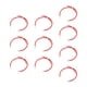 thumbnail image 3 of Pulsera de cordón trenzado de nailon de 10 piezas para hacer elegantes pulseras deslizantes ajustables Rojo Argenta Zulema Pulsera deslizante, 3 of 8