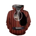 thumbnail image 3 of Sudadera con capucha de manga larga para hombre con estampado 3D de arte de guitarra y música vintage, moda urbana, hip hop, jersey de gran tamaño, 3 of 5