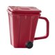 thumbnail image 2 of Taza de café, taza para beber, accesorios de bar, asa cómoda con tapa, taza de la mañana Rojo, 2 of 9