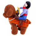 thumbnail image 2 of Pretty Comy 2020 Lovely Riding Horse Dog Costume with Cowboy Hat Dog Pet Cat Funny Golden Retriever Halloween Party Custome Clothes, 2 of 7