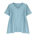 SUNYUAN Womens Dressy Casual Blouses Women's Fashion Casual Solid T