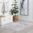 thumbnail image 7 of Traditional 4x6 Area Rug (4' x 5'3'') Oriental Gray Indoor Rectangle Easy to Clean, 7 of 7