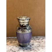 MEMORIALS4U Forever in our Hearts Brass Rainbow Keepsake Urns Set of 4 Beautiful Shades of Mini Token Handcrafted and Affordable Mini for Ashes