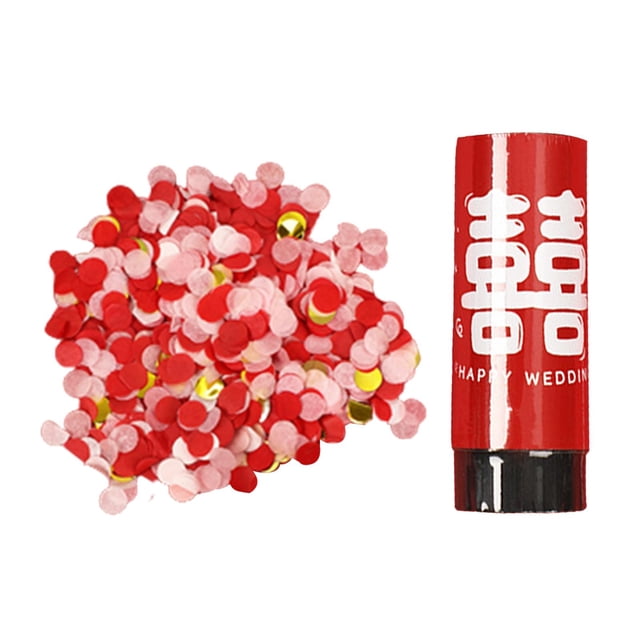 GUOOL Wedding Party Confetti Celebration Confetti Graduation Popper Xi Character Twist